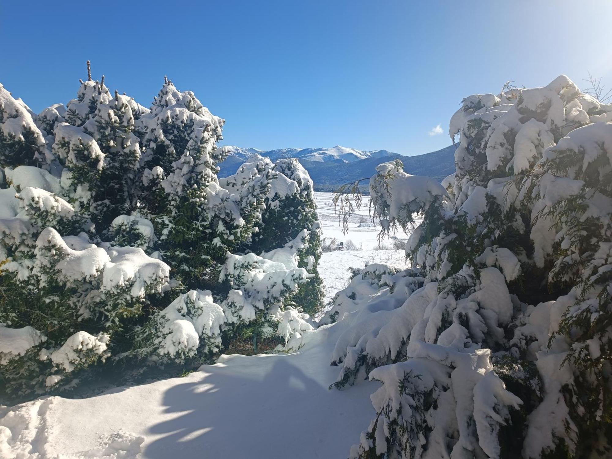 Chalet Pres Des Pistes Avec Vue Panoramique 莱桑格勒 外观 照片